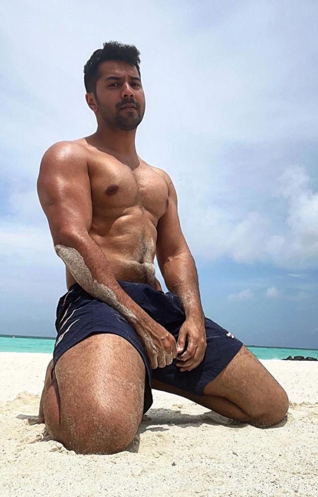 Whether he`s donning a crisp shirt or going shirtless, Varun`s style always hits the mark